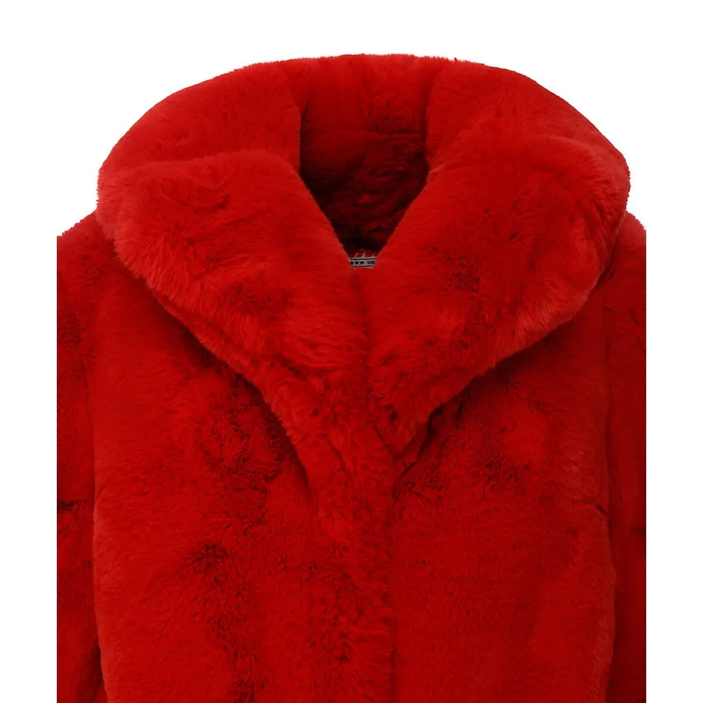 Long Faux Fur Coat For Women
