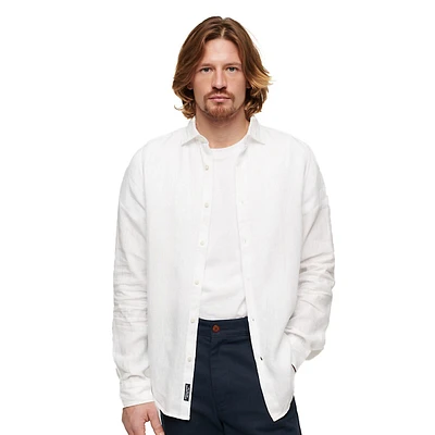 Casual Linen Long Sleeve Shirt