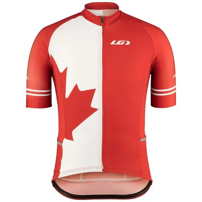 Louis Garneau Men's Sprint Triathlon Jersey Barbados Cherry Large