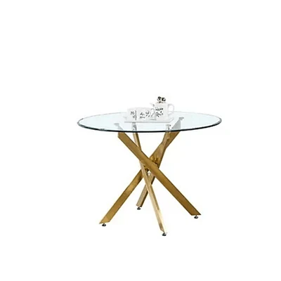 Sword Round Dining Table (gold)
