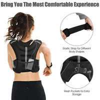30lbs Workout Weighted Vest W/mesh Bag Adjustable Buckle Sports Fitness Training