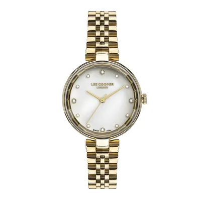Ladies Lc07245.120 3 Hand Yellow Gold Watch With A Yellow Gold Metal Band And A White Dial
