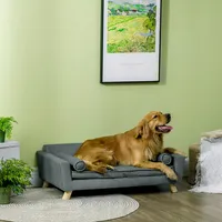 Foam Dog Couch Sofa W/ Removable Pillows, Modern Pet Bed