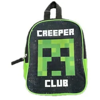Minecraft Creeper Club Kids 10 Inch Backpack