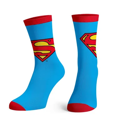 Superman Classic S Logo Socks