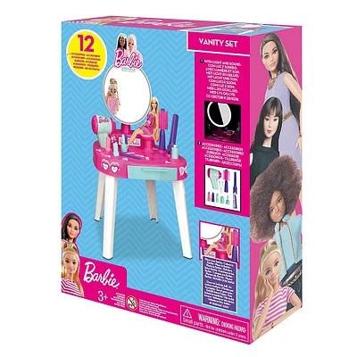 Barbie Vanity Set With 12 Accessories