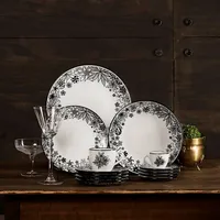 Coup Black Forest 20 Pieces Dinnerware Set Service For 4