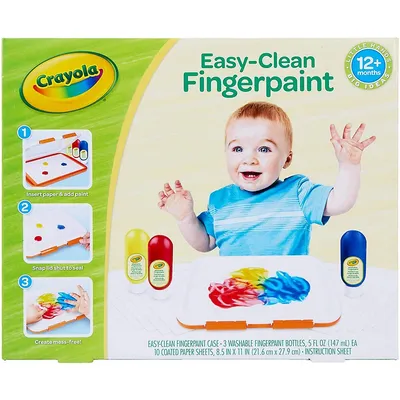 Easy-clean Finger Paint