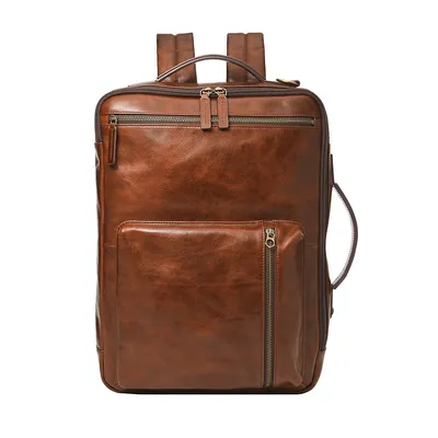 Men's Buckner Convertible Leather Backpack