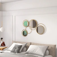 Metal Wall Art, Modern Decorative Mirror Decor For Home