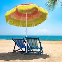 6ft Beach Umbrella Sun Shade