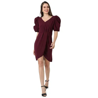 Solid Stylish Casual Dresses