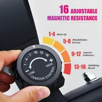 Goplus Portable Under Desk Bike Pedal Exerciser Adjustable Magnetic Resistance