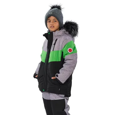 Rocco's Snowsuit Luxury Kids Winter Ski For Boys Ages 2-16 - Ösno Jacket & Snowpants Set Lightweight, Warm, Stylish Waterproof Snow Suits