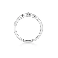 Wedding Ring With 0.23 Carat Tw Of Diamonds In 14kt White Gold