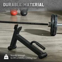 Deadlift Barbell Jack With Non-slip Handle For Home Gym