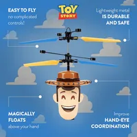 Disney Pixar Licensed Toy Story Woody Flying Ir Ufo Motion Sensing Heli Ball