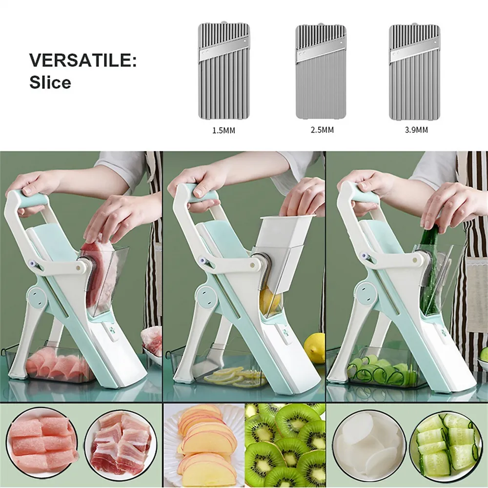 Toytexx Multifunctional Vegetable Slicer Safe Slice Mandoline