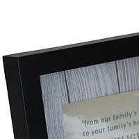 10" Classical Rectangular 4" X 6" Photo Picture Frame With Clip - Black And White