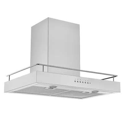 450 Cfm Convertible Wall Mount Range Hood With Auto Night Light And Built-in Shelf