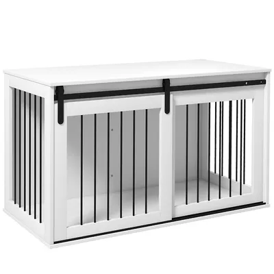 46.5" Dog Crate Furniture For Extra Large Dogs