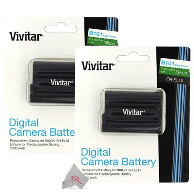 Complete Accessory Kit 2 Batteries And More For Nikon D750 D780 D850 D500 D7500