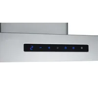 Wall Mount Pyramid Range Hood With Night Light Feature
