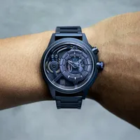 The Blue Z Metal Watch