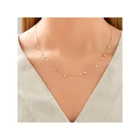 Necklace With 0.47 Carat Tw Of Diamonds In 10kt Yellow Gold