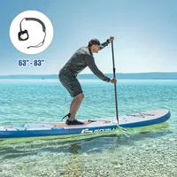 11' Inflatable Stand Up Paddle Board Surfboard W/aluminum Paddle Pump