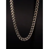 6mm Stainless Steel Franco Chain Necklace