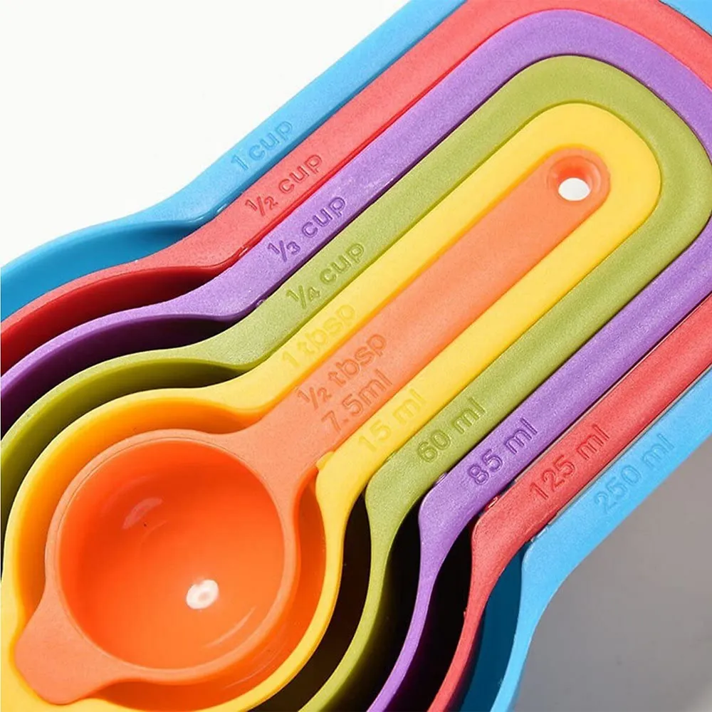 Starfrit Set Of 5 Nestable Measuring Cups, Dishwasher And