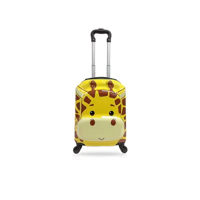 TUCCI Italy Kids Gaffie Giraffe 18in 3d Children Luggage