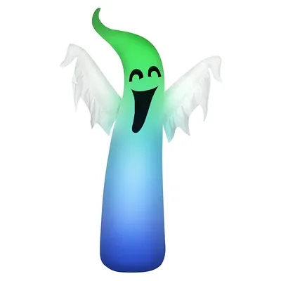 5 Ft Inflatable Color Changing Ghost