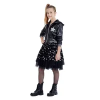 Two Piece Bomber And Skirt Set For Teen Girl