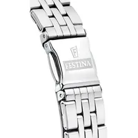 Mademoiselle Stainless Steel Watch In Silver
