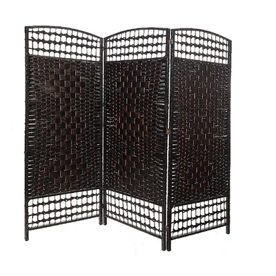 3 Panel Woven Bamboo Screen (basketweave)