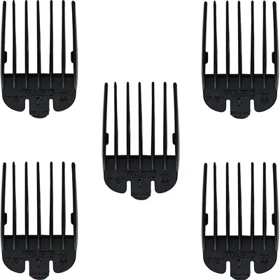 5 Pack Wahl Professional #7 Guide Comb Attachment - 7/8i'' (22.0mm) - 3145-001