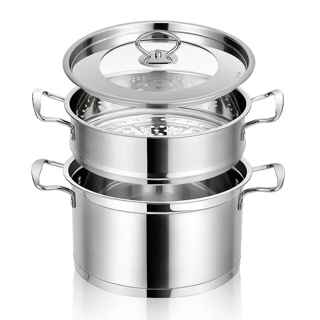 Stainless Steel Food Steamer Tagged FS3200 - Euro Cuisine Inc