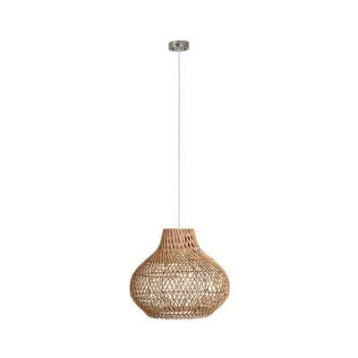 Pendant Light Fixture, Width Of 13.78", From The Home Town Collection, Beige