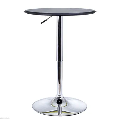 Adjustable Height Round Bar Table
