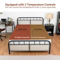 Electric Heated Mattress Pad Safe Twin/full/queen/king 8 Temperature 10h Timer
