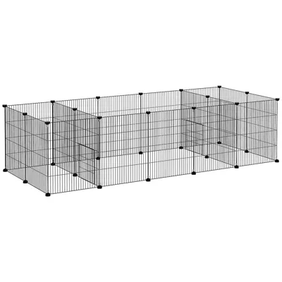 18 Panels Pet Playpen, Small Animal Cage For Hedgehogs