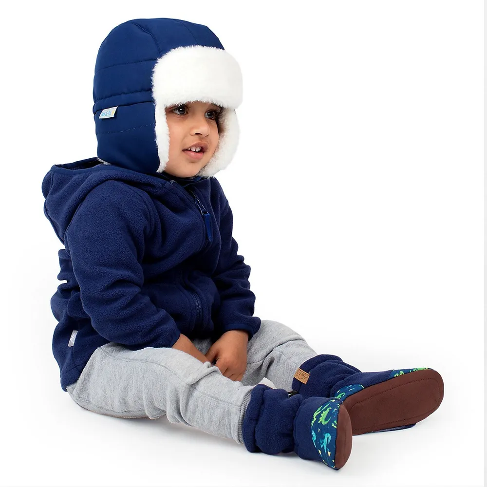 Kids Insulated Winter Hats, Terrazzo Ushanka Style