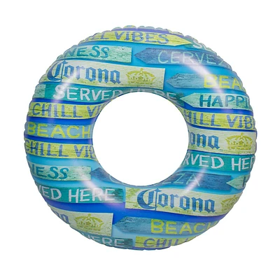 36" Inflatable Corona Signage Swimming Pool Tube Ring