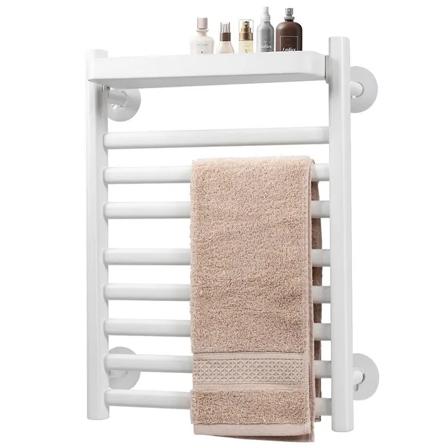 Costway 145W Electric Towel Warmer Wall Mounted Heated Drying Rack