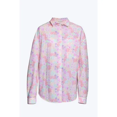 Kennedy Floral-print Cotton-poplin Shirt