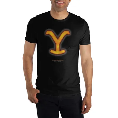 Yellowstone Glowing Brand Black T-shirt