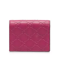 Pre-loved Guccissima Bow Bi-fold Wallet