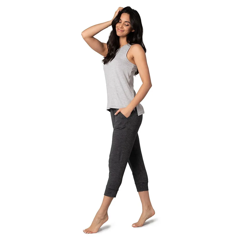 Pure & Simple Womens Knit Pull On Jogger